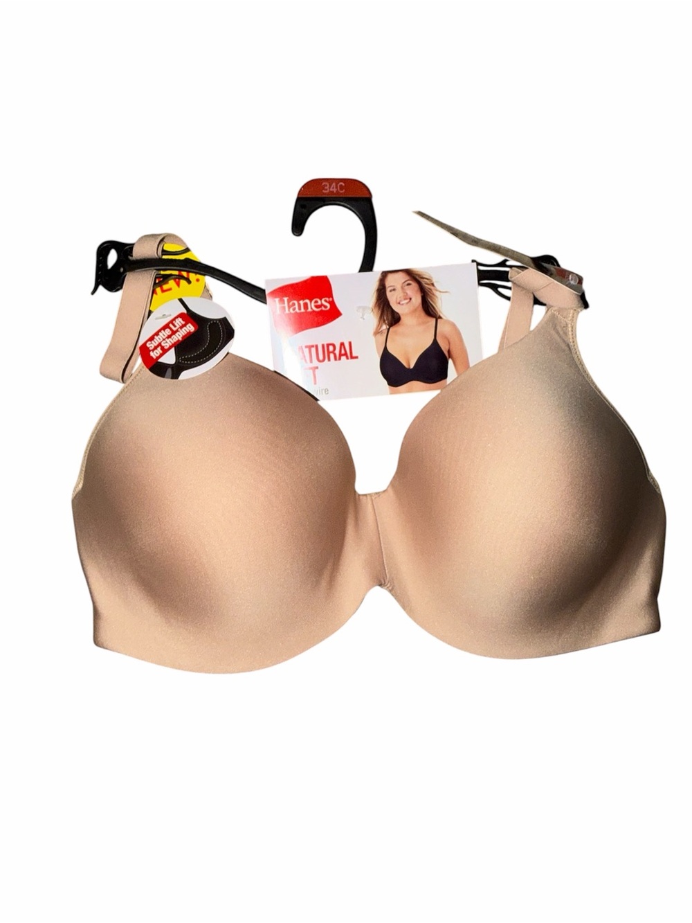 Hanes Natural Lift Underwire Bra- Nude